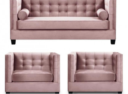 Sofa set couch velvet upholstery sofas complete set suites living room furniture